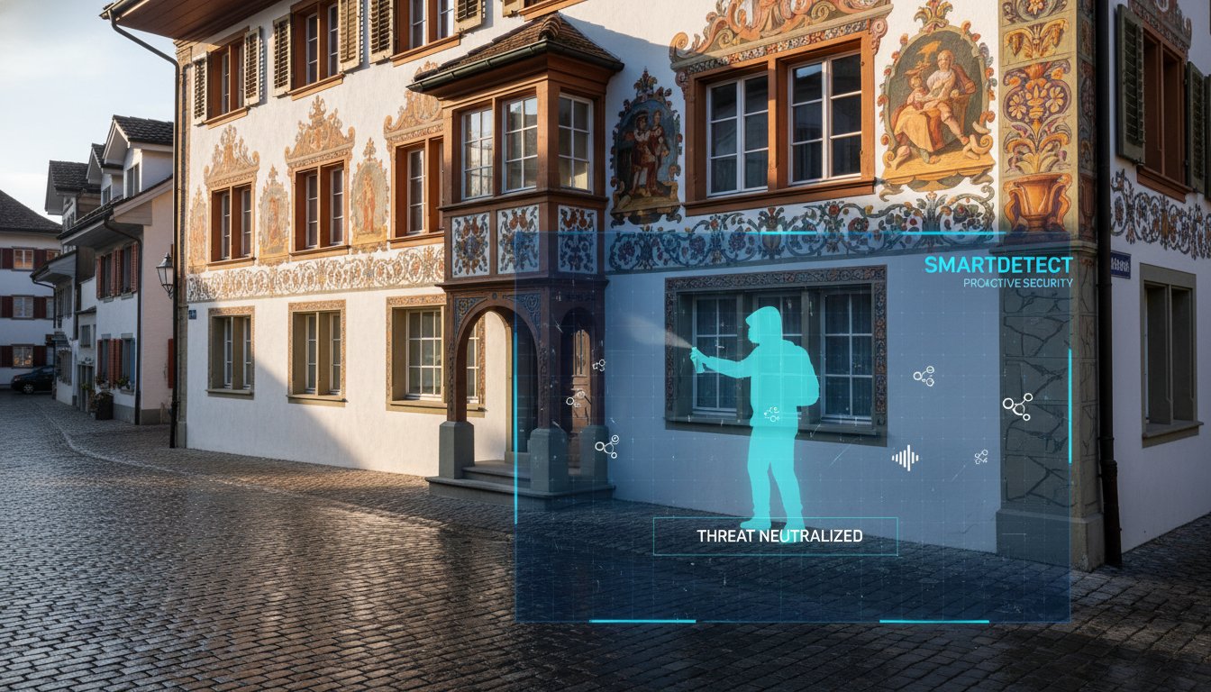 smartdetect Fallstudie: Effiziente Graffiti-Prävention durch intelligente Sensorik